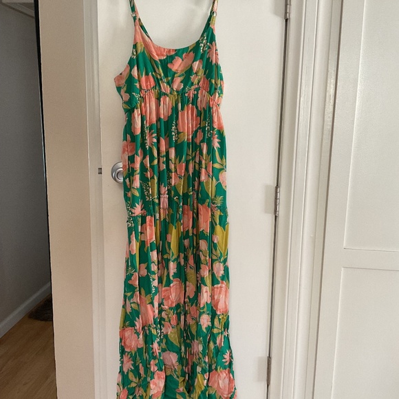 NWT Bright Colorful Natural Life Dress Size Extra Large Roomy and Comfy Ruffles - Picture 6 of 6